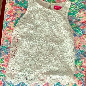 Sleeveless Lace Top